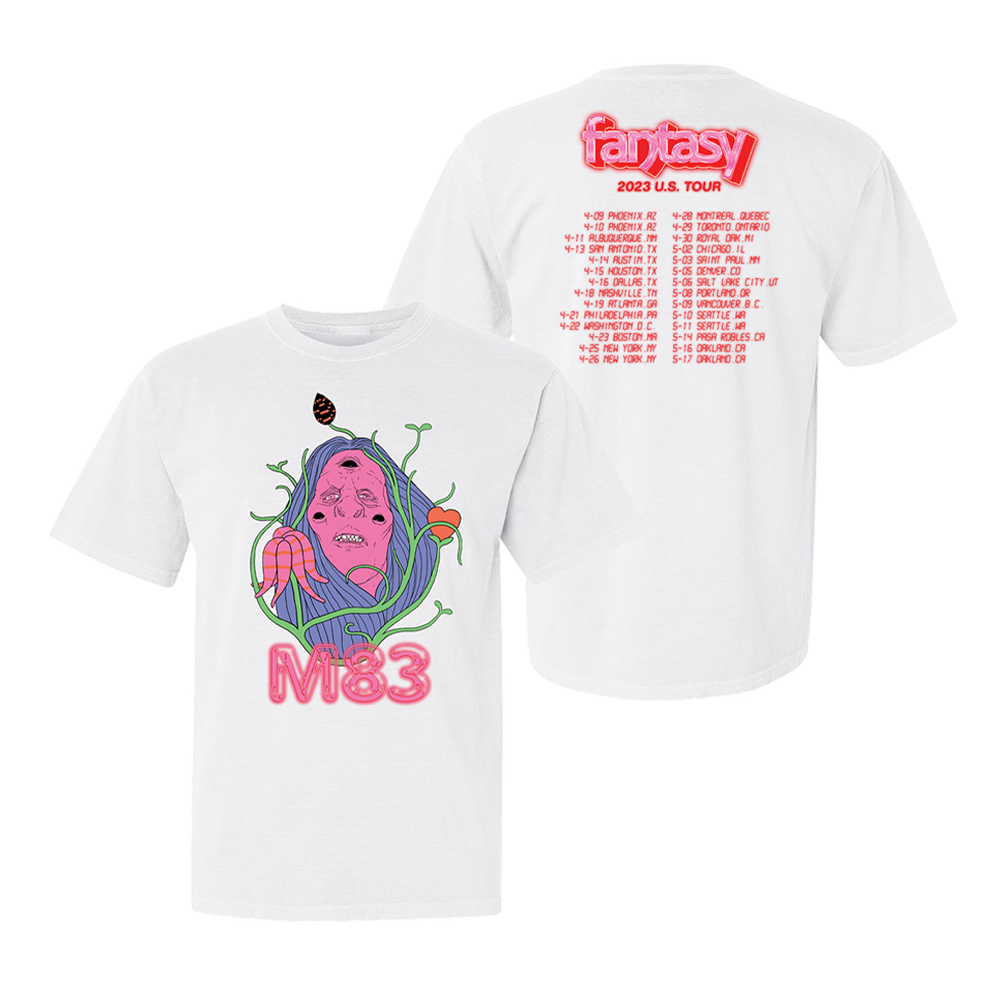 Fantasy Tour Flowers White Tee